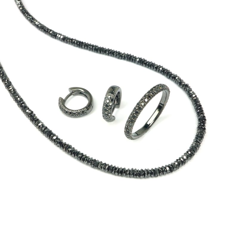 Schmuck mit schwarzen Diamanten